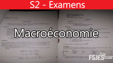 Examens Macroéconomie