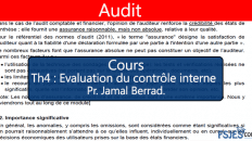 Audit cours Evaluation du contrôle interne