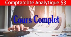 Cours De La Comptabilité Analytique S3 PDF - FSJES Cours