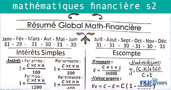 mathématiques financière s2 pdf