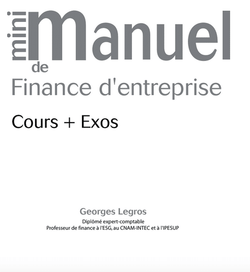 Mini manuel de finance d'entreprise
