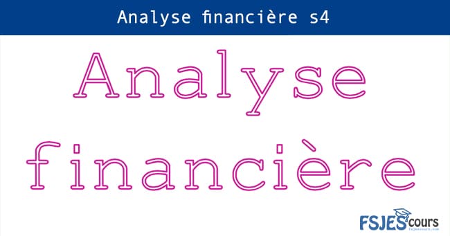 Analyse financière cours s4