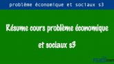 Résume cours problème économique et sociaux s3
