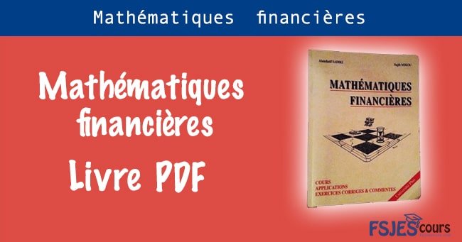 Mathématiques financières livre pdf