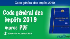 Code général des impôts 2019 maroc