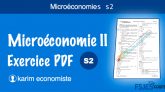 Microéconomie II exercice