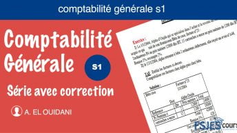 Série Des Exercices Corrigé Comptabilité Générale S1 Pdf - FSJES Cours