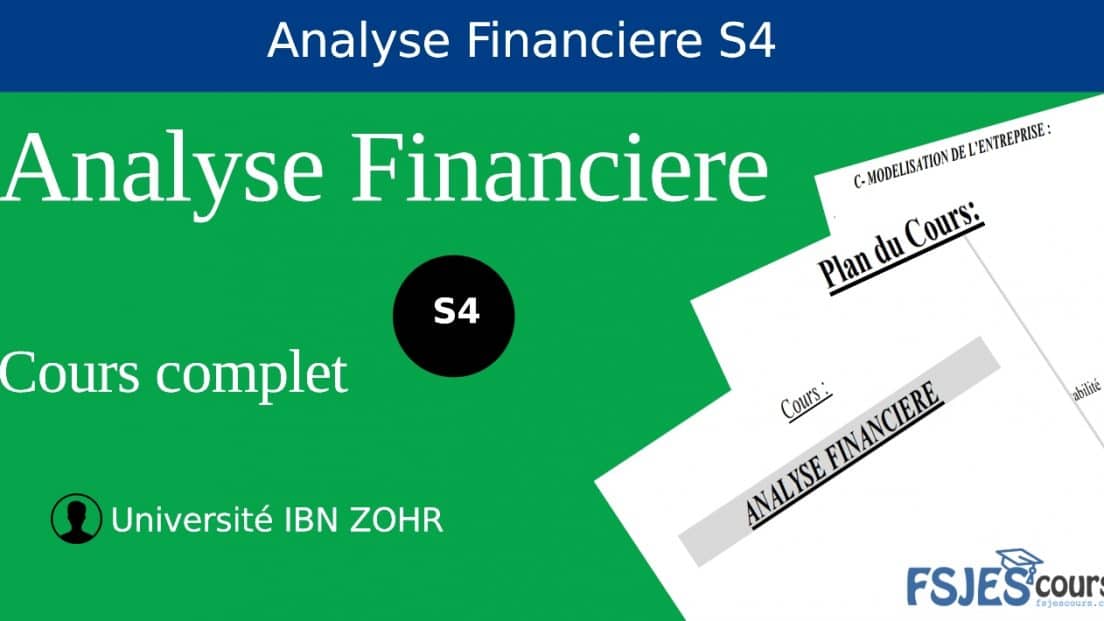 Cours Complet Analyse-Financière S4 PDF - FSJES Cours